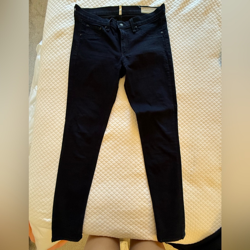 Rag & bone dark navy skinny jeans /jeggings